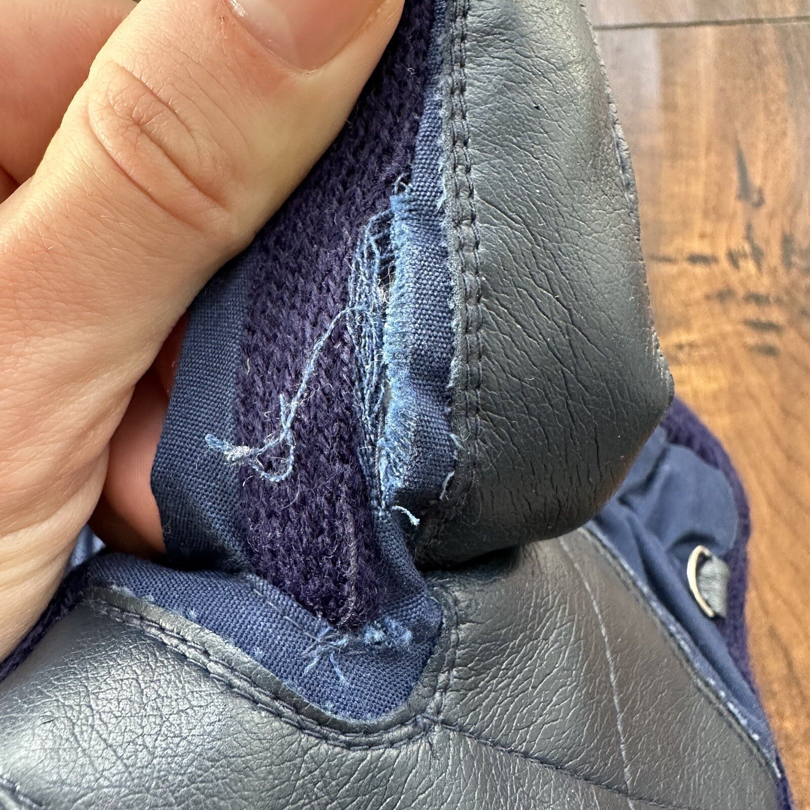 Vtg 80s 90s Thinsulate Winter Ski Skiing Snowmobile Snow Blue GLOVES