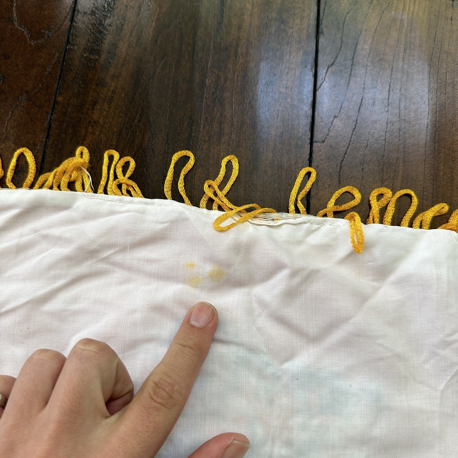 VTG Vietnam Handmade Silk Embroidered Tiger Souvenir Wall Art Collectible Jacket