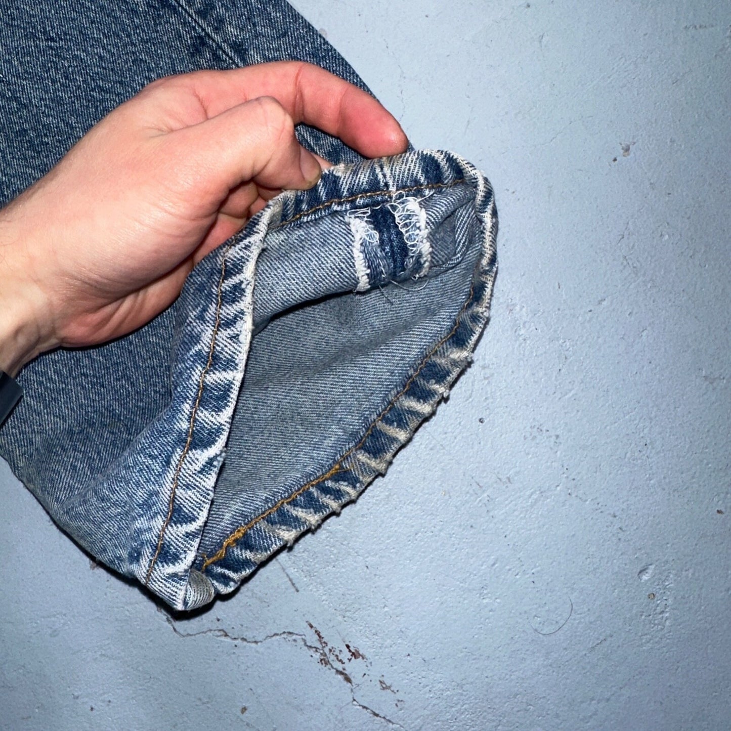 Levis 501 Vintage 90s USA XX Straight Leg Jeans Blue Med Wash 33x32 Act 32x30