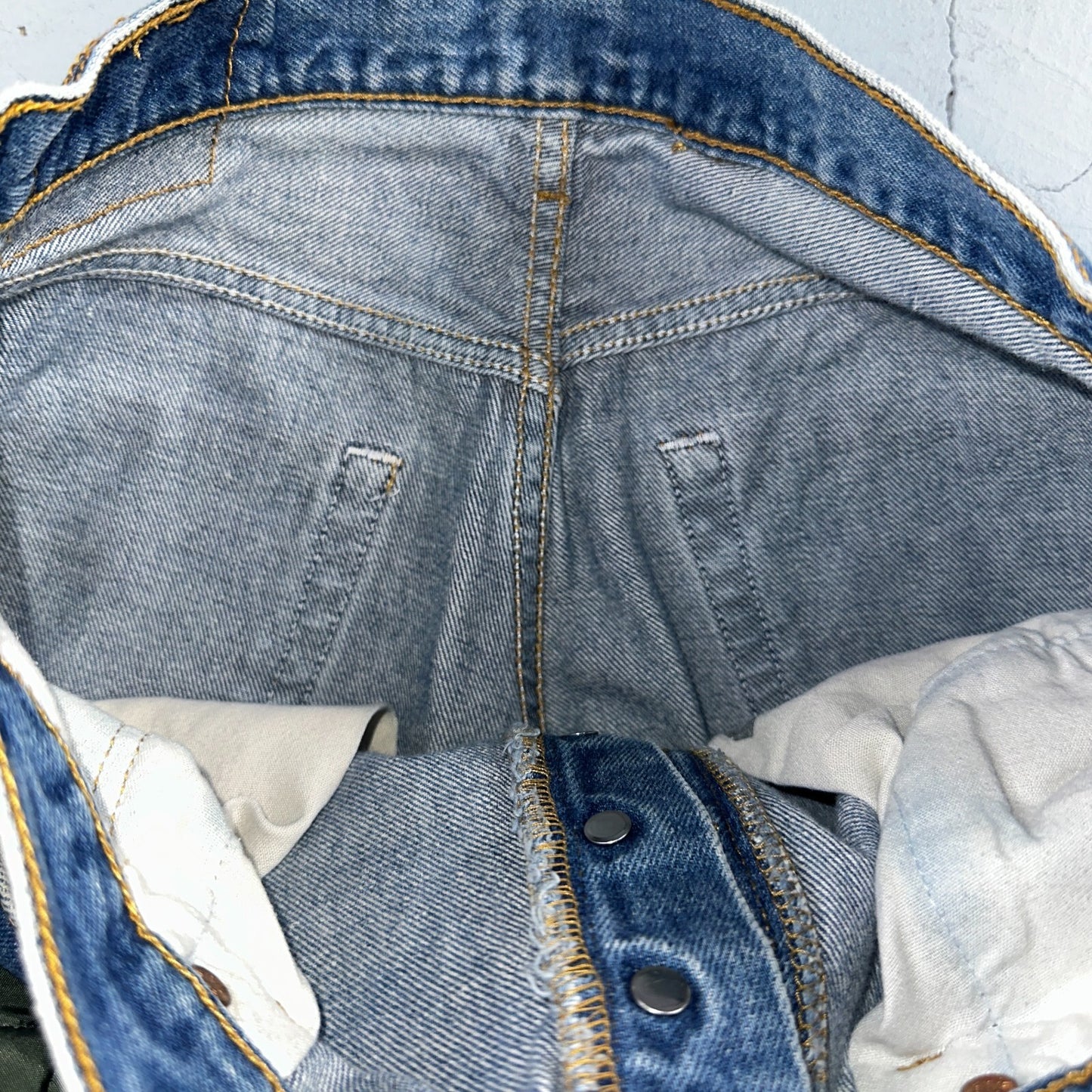 Levis 501 Vintage Y2K XX Straight Leg Jeans 90s Blue Med Wash 34x36 Act 31x31