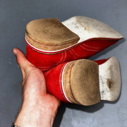 Giorgio Brutini Men's Oxford Suede Wing Tip Red Dress Shoes Men's 9 Nice