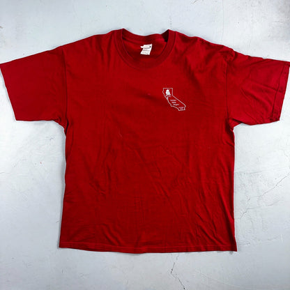 Plymouth California Dreamin Y2K Graphic VTG T Shirt Santa Maria Cars Red XL