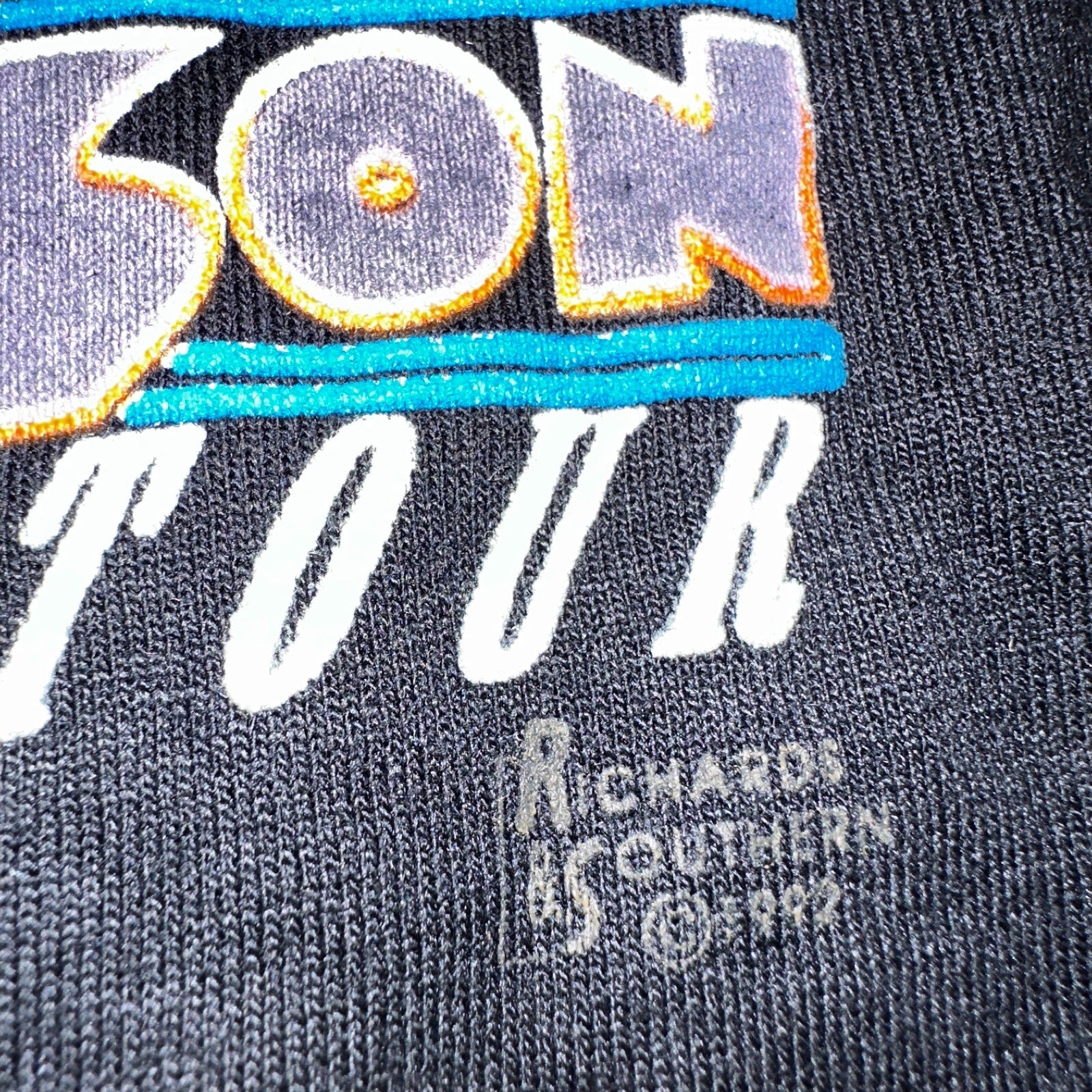 Country VTG 1992 Alan Jackson Don't Rock The Jukebox T Shirt Black Music Tour