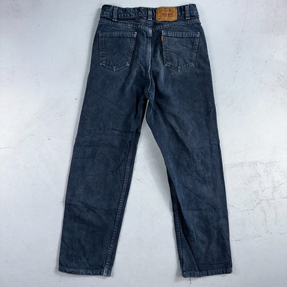 Levis 560 VTG Jeans Womens 14 Blue Wash Loose Straight Orange Tab Denim 25x26