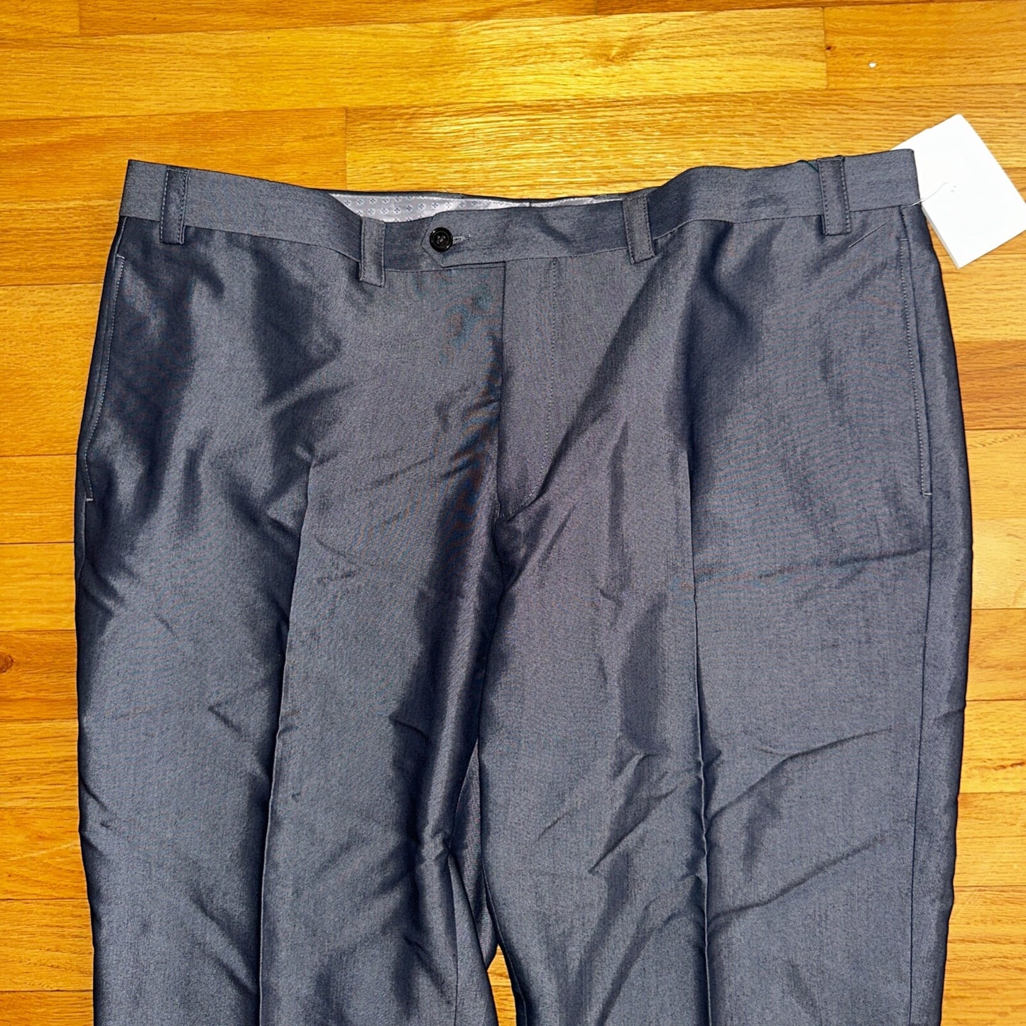 Ralph Lauren Pants Men 40x30 Gray Pleat Polo Business Slacks Trousers