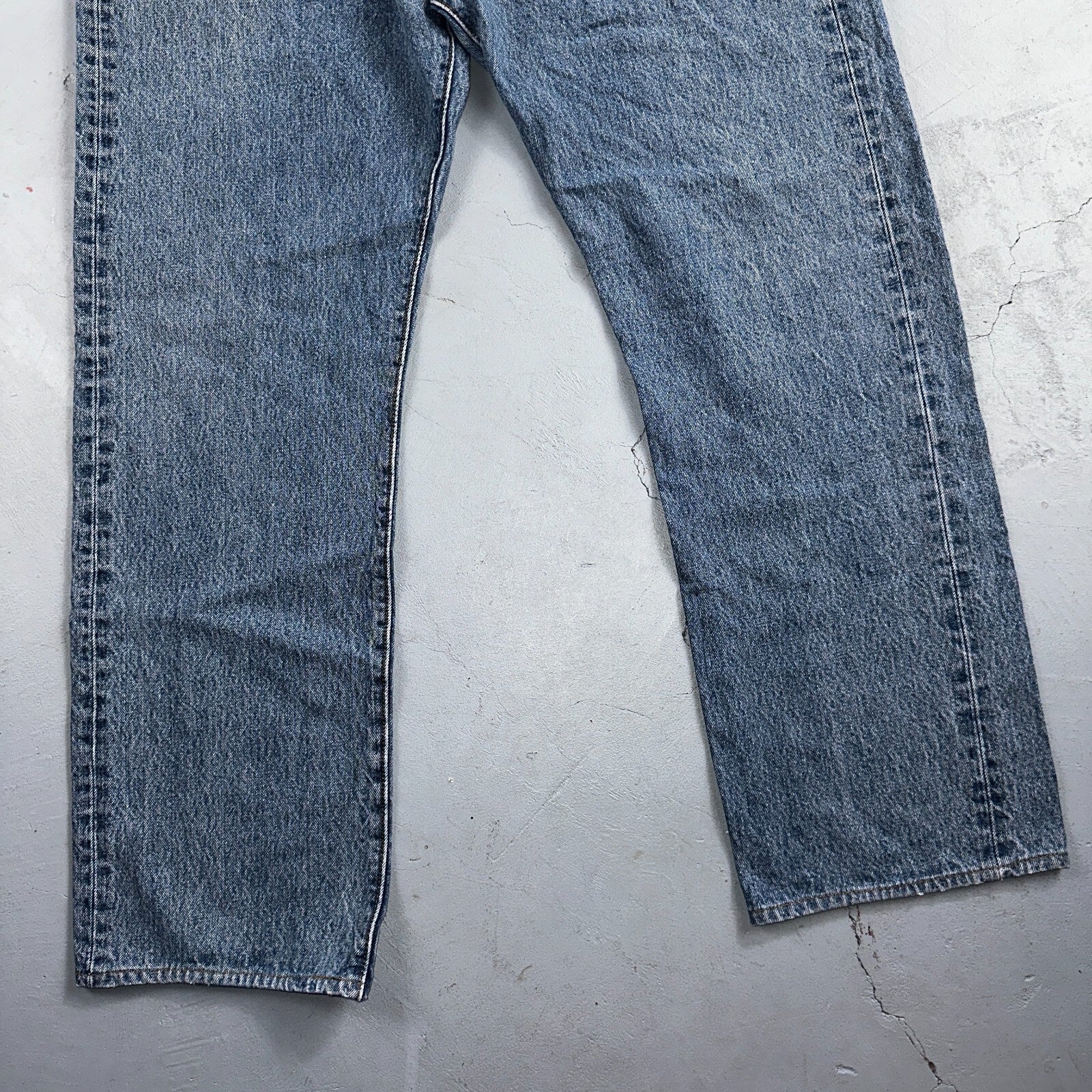 Levis 501 Y2K XX Straight Leg Jeans Blue VTG Light Wash 40x32 Act 40x30