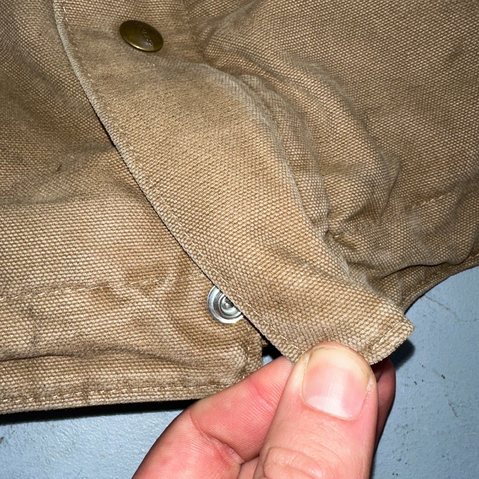 Carhartt VTG Bartlett Jacket 2XL Regular Brown Hooded Sherpa Lined 102285 Y2K