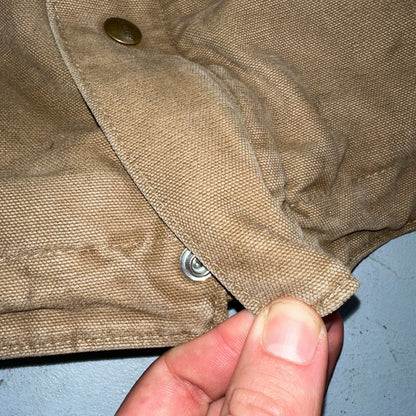Carhartt VTG Bartlett Jacket 2XL Regular Brown Hooded Sherpa Lined 102285 Y2K