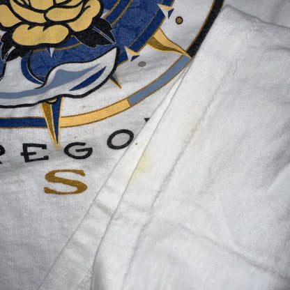 Oneita Portland Oregon 90s VTG T Shirt Single Stitch Compass Hiking Rose 1997