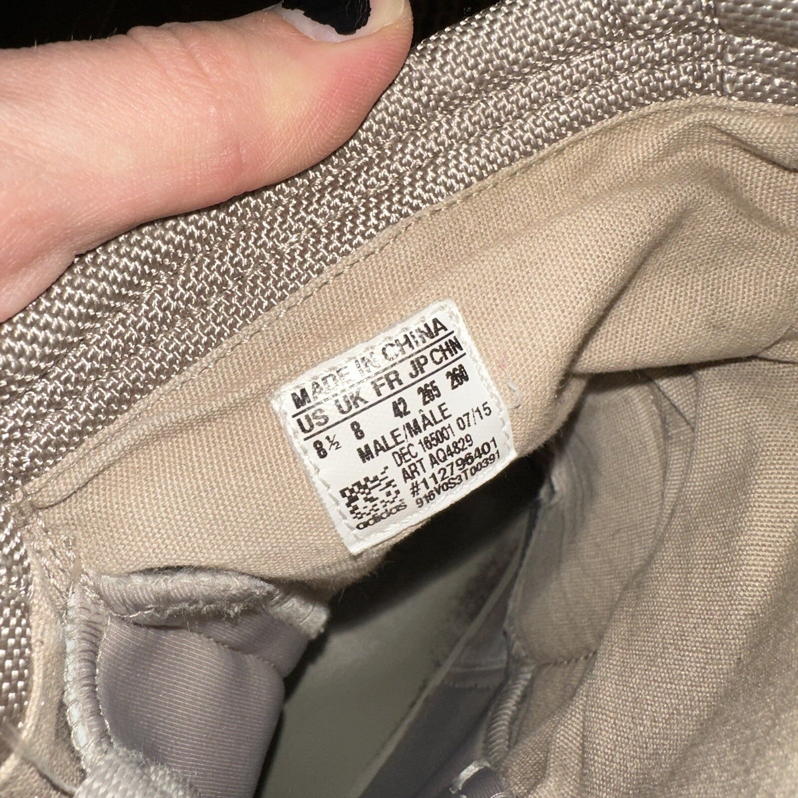 adidas Size 8.5 Yeezy 950 Moonrock Boots - AQ4829 - USED - Rare 2015 OG release