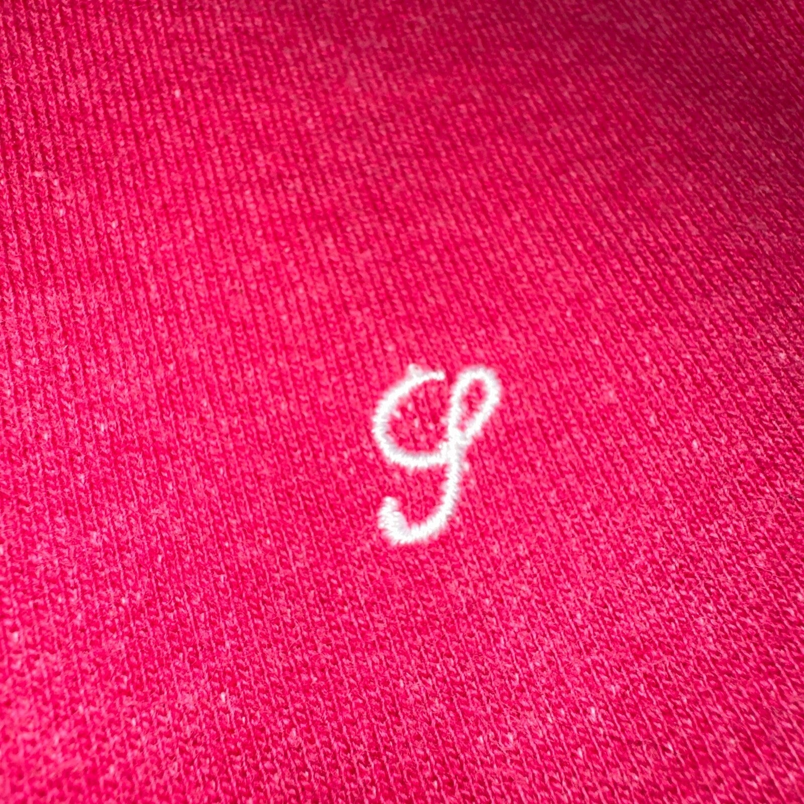 Supreme Pink Script Log Sweater Large Knit Box Logo Simple Subtle Raglan