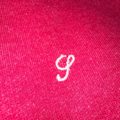 Supreme Pink Script Log Sweater Large Knit Box Logo Simple Subtle Raglan