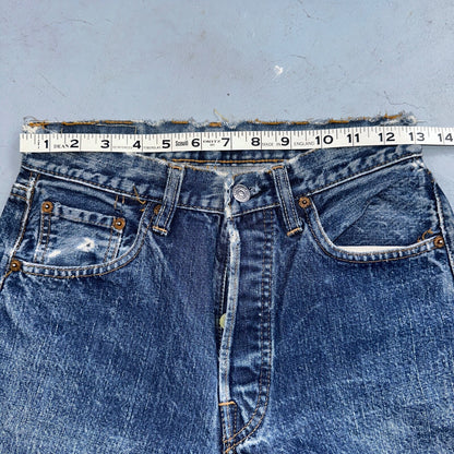 Levis 501 Big E Vintage 60s Redline Selvedge USA XX 1960s Jeans 28x32 Act 26x28