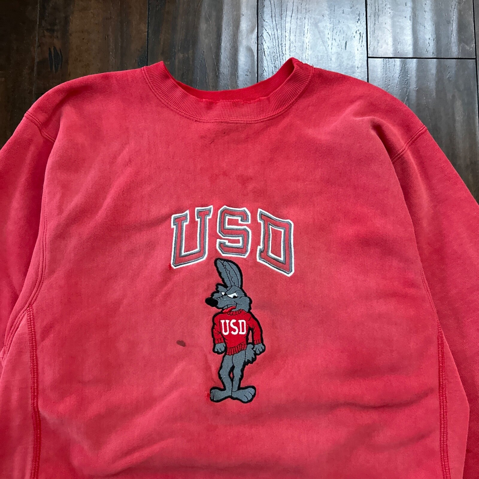 VTG Champion 80s OSD USA Reverse Weave Sweatshirt XL 90s South Dakota College