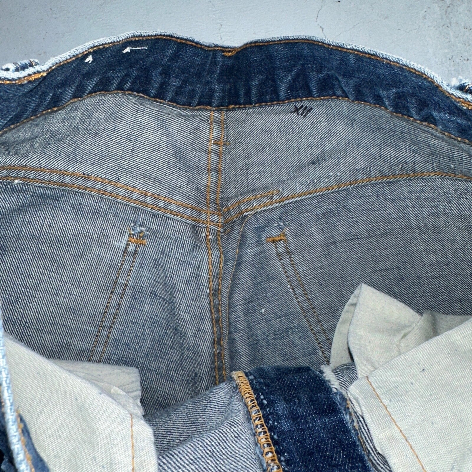 Levis 746 Vintage 70s USA Orange Tab Bootcut Flare Blue Bell Bottom Jeans 29x26