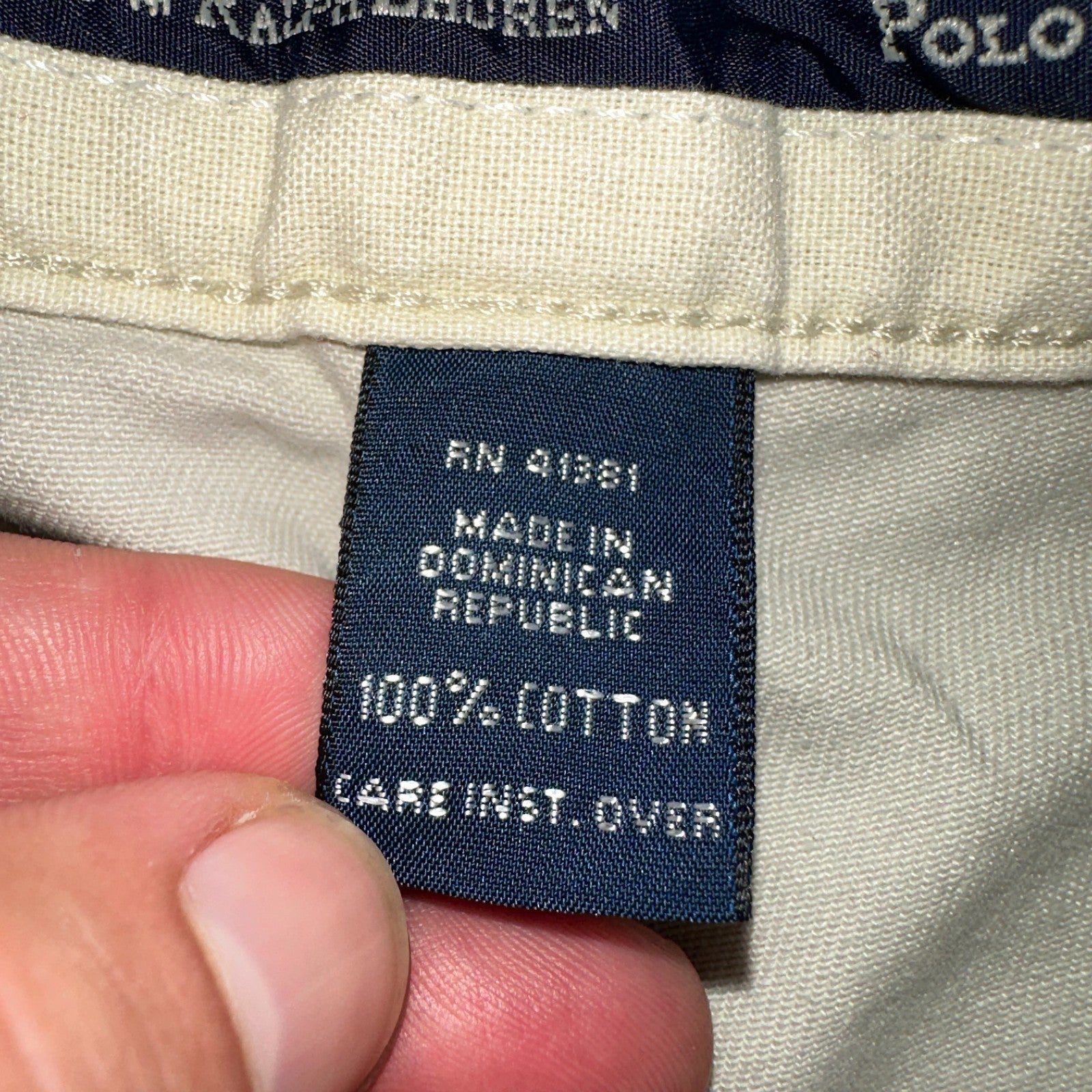 Polo Ralph Lauren Chino Pleated Shorts Mens 34 Beige Khaki 100% Cotton Vintage