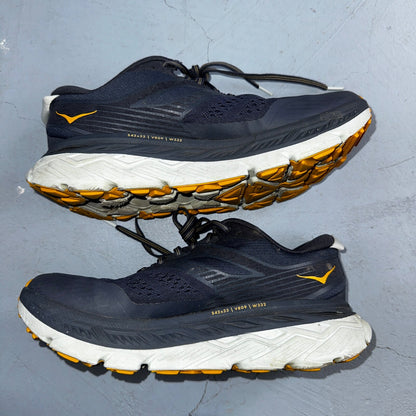 Hoka One One Mens Stinson ATR 6 1110506 OBSF Black Running Shoes Sneakers Sz 8