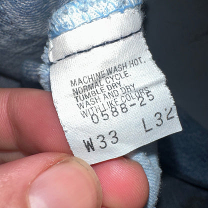 Levis 517 Vintage 80s USA Orange Tab Bootcut Flare Blue Worn Jeans Act 32x30