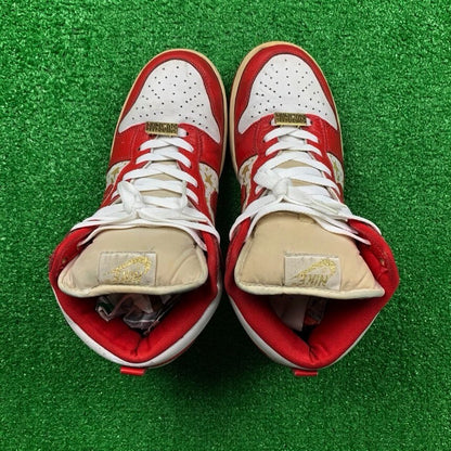2003 Nike Supreme Dunk High Pro SB Stars Low Red Box Logo 307385-161 9 VTG  