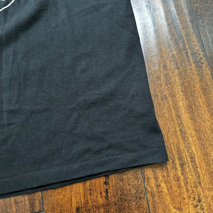 Bald Eagles VTG T Shirt Wildlife Images Hanes USA Single Stitch Black Birds Cool