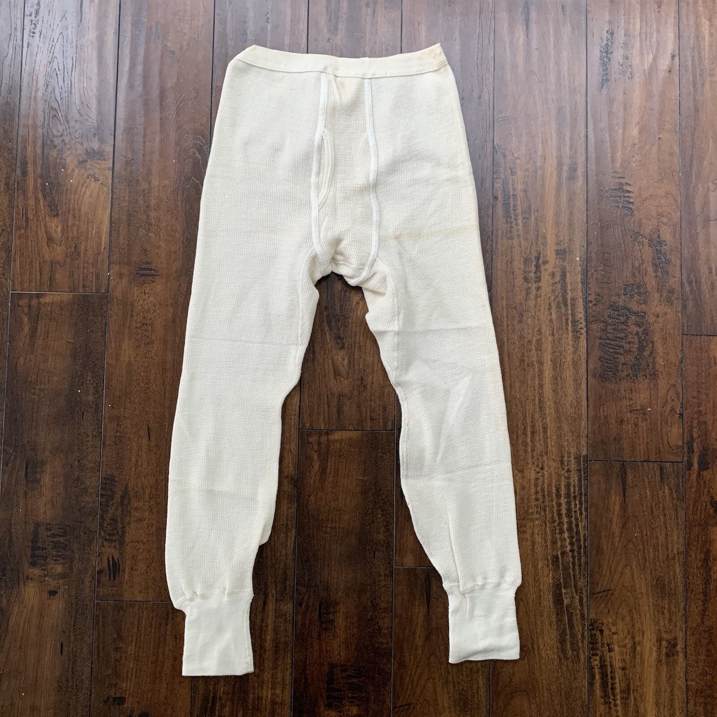 Vintage Atlas Flamebeaters Thermal Pants Mens Cotton Steve McQueen Movie 70s