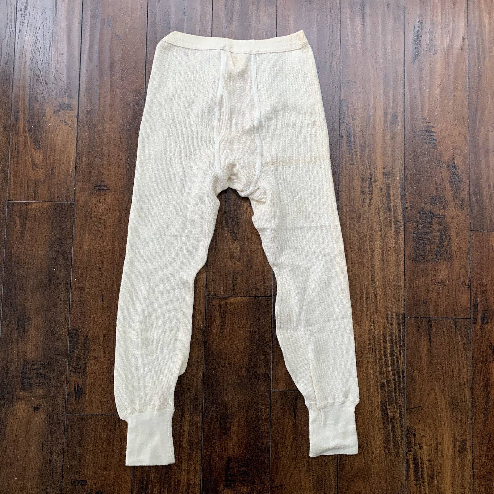 Vintage Atlas Flamebeaters Thermal Pants Mens Cotton Steve McQueen Movie 70s