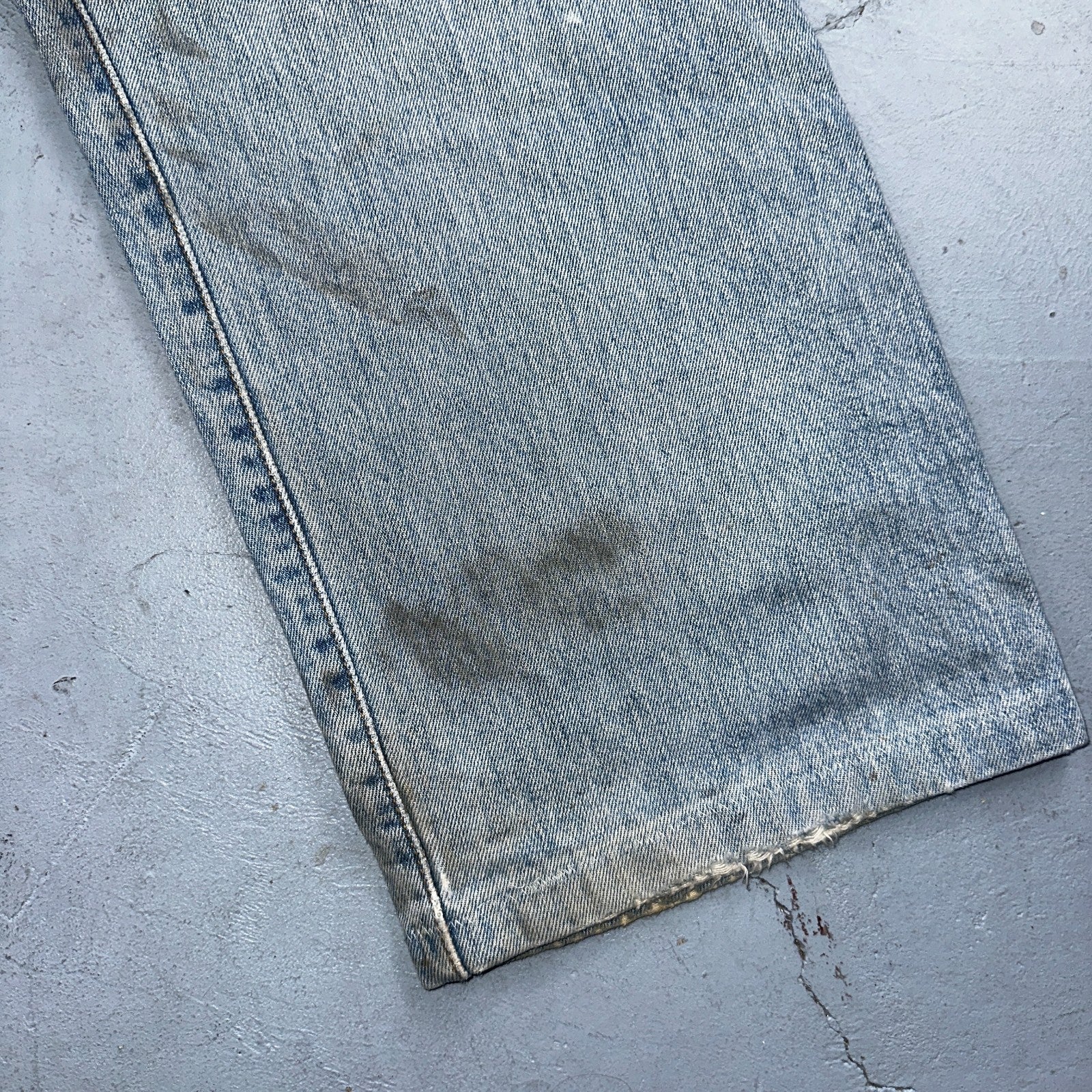 Levis 501 Vintage 90s Mexico Straight Leg Jeans Blue Light Wash 40x30 Act 40x28