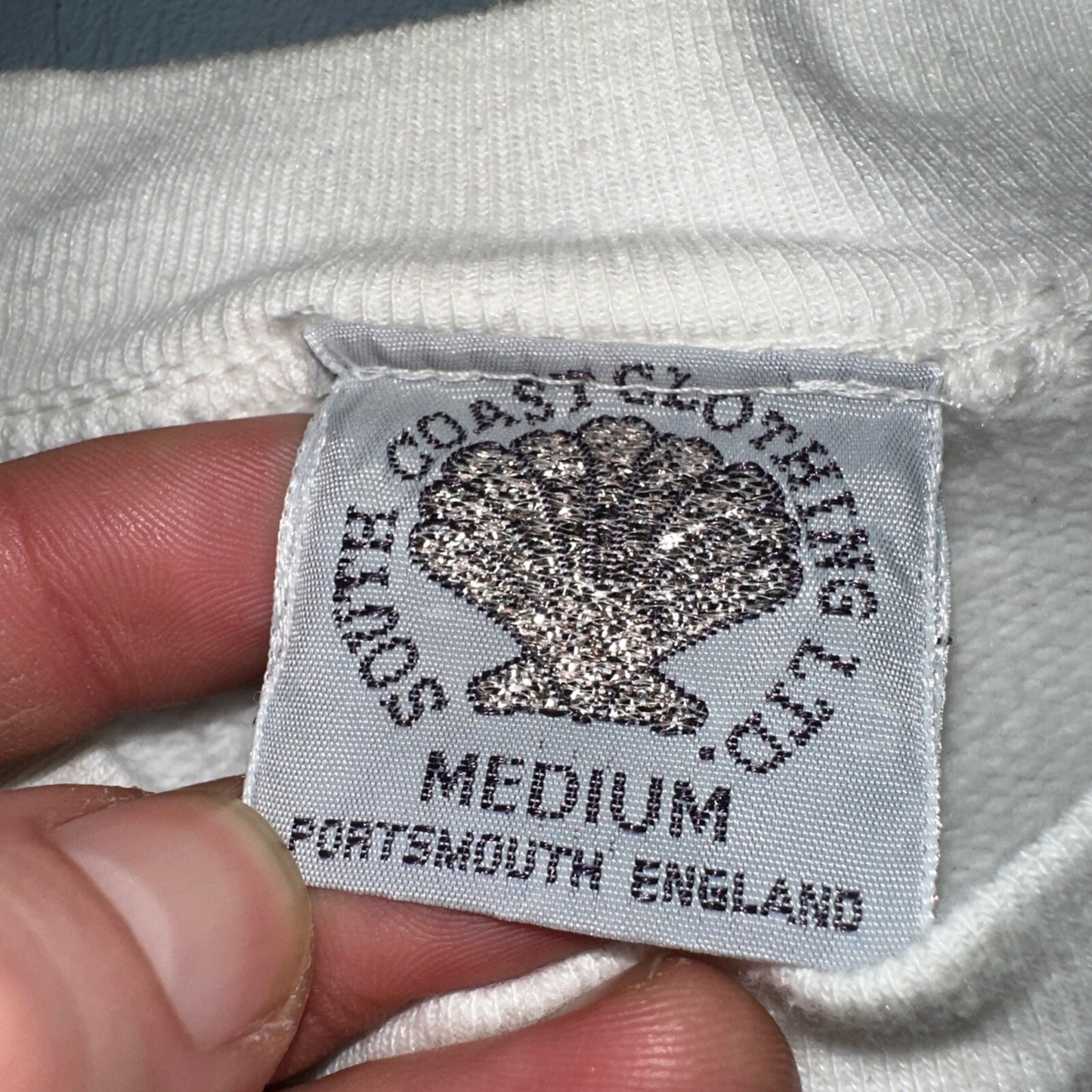 London Zoo UK Sweatshirt 90s VTG Crewneck White Animals Love Raglan Cut Zebra