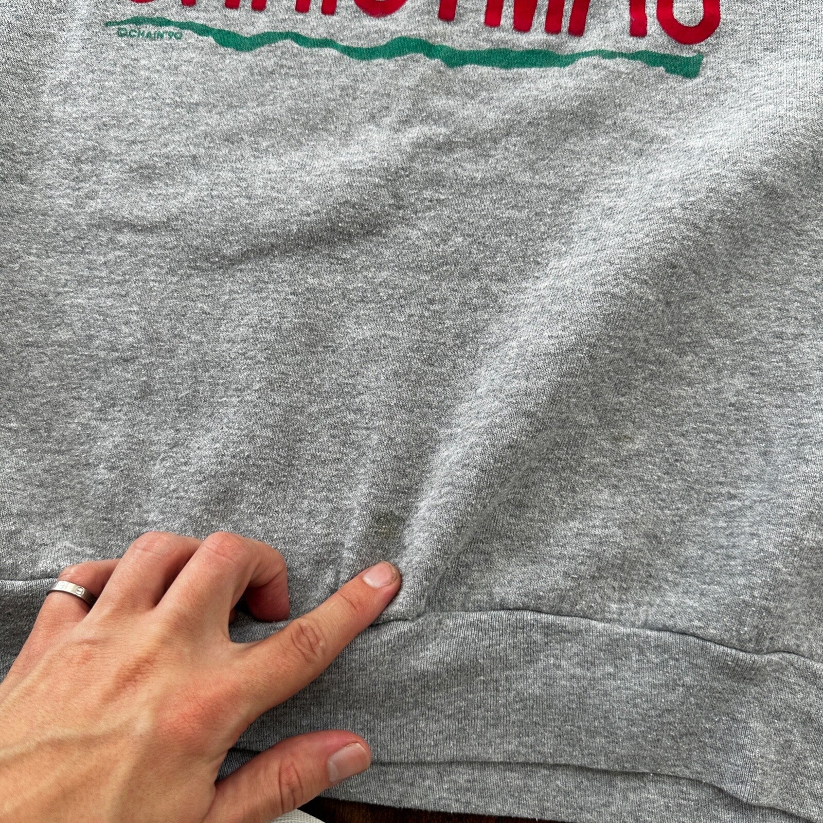 Don't do Christmas Funny Sad Jolly Santa VTG Sweatshirt Jumper Crewneck Y2K