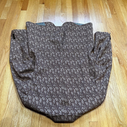 1960s 1970s Navy USA Sport Jacket VTG Mens Suit 44 Rockabilly Stripe Plaid Crazy