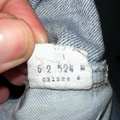 Levis 501 Vintage 80s Redline Selvedge USA XX Jeans Light Wash 40x33 Act 38x30