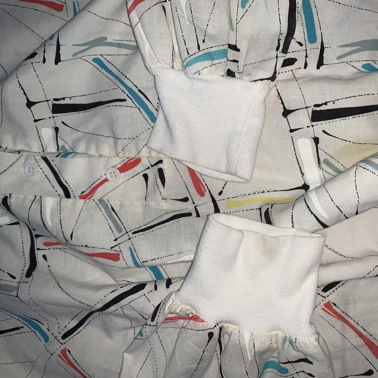 Jinny Jin Disco Vintage 70's Floral Shirt Sz L Retro Womens Top Blouse 80s Top