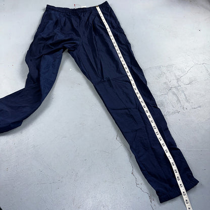 Nike VTG 90s Windbreaker Track Pants Ankle Zip Unlined Navy 1990s Essential