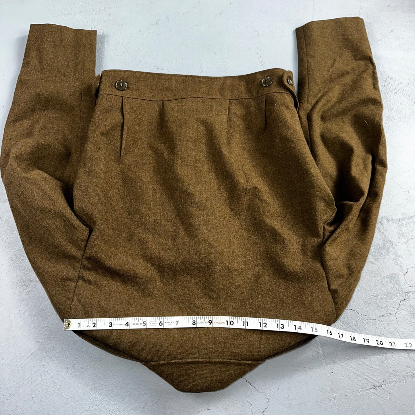 WWII US Army E-6 Ike Jacket 25th Infantry Division Patches WW2 Size 34R Wool