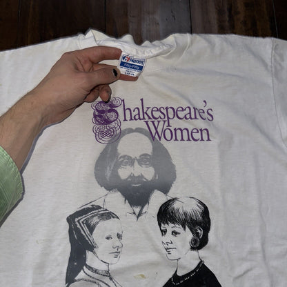 Shakespeare Women Vintage T Shirt Willamette University Theatre Music Art Poetry