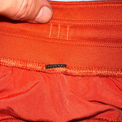 Mens Lululemon License to Train Linerless Short Autumn Red Orange Cut Tag M ?