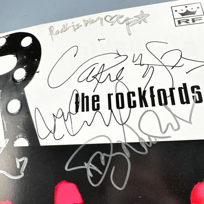 The Rockfords Band Signed Autograph Poster Board Rare Seattle Washington Rock