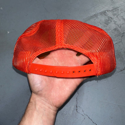 OSU Oregon State Beavers VTG Hat Cap Snapback Orange White 80s PDX Corvallis