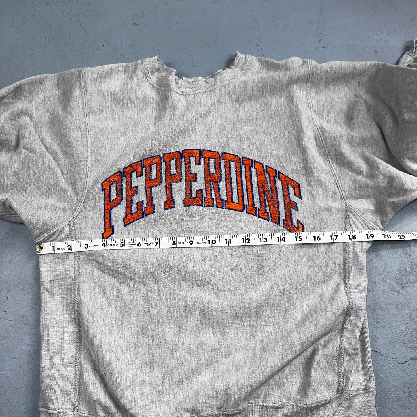 VTG 90s Champion Reverse Weave Crewneck Sweatshirt USA Pepperdine California