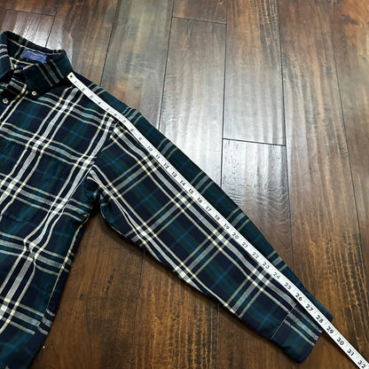 Pendleton Fireside Shirt Sir Pendleton Plaid Wool Flannel Size Large VTG Nice!
