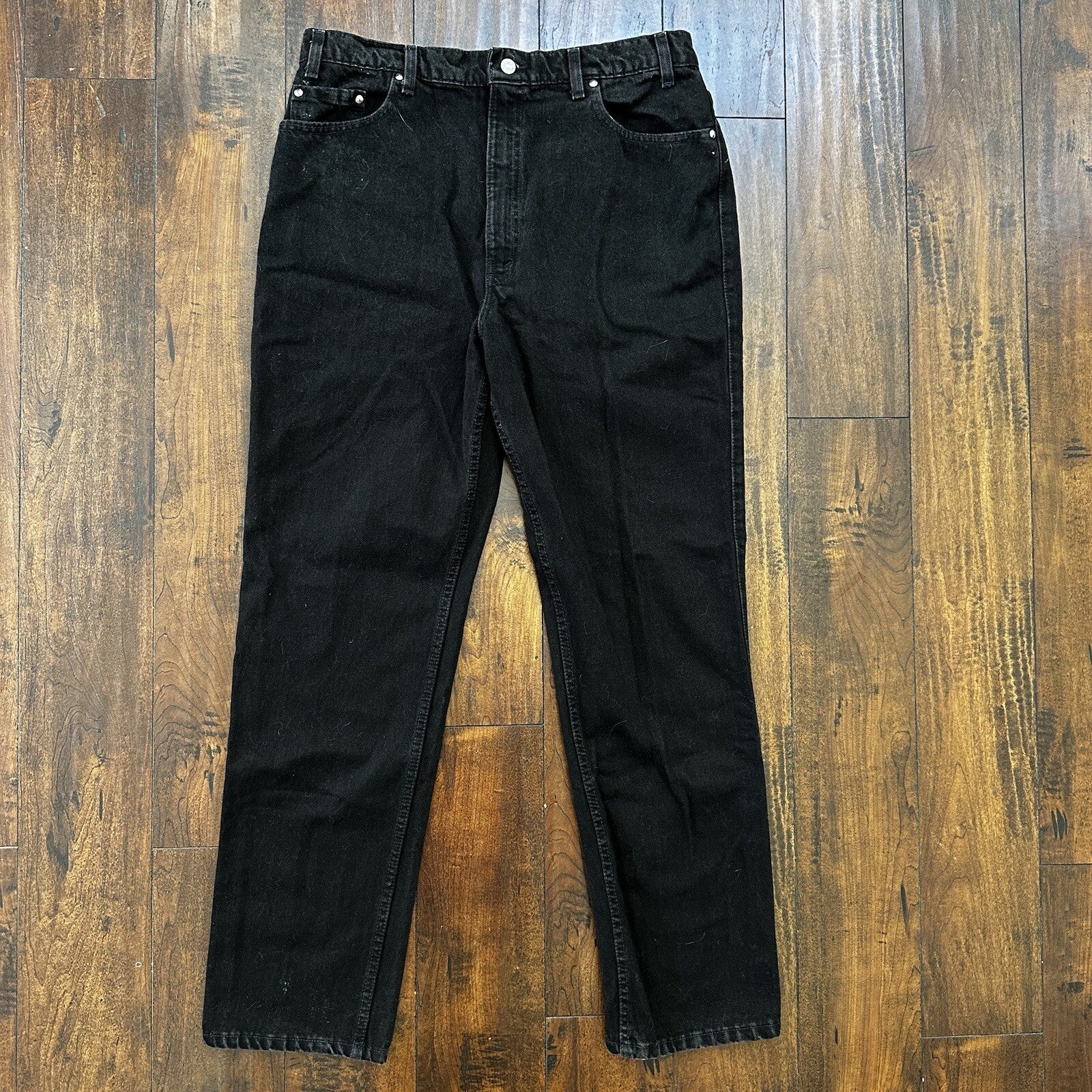 VTG Levi’s 540 Made In The USA Jeans Relaxed Fit Black 38x32 90s 501 Act 34x32