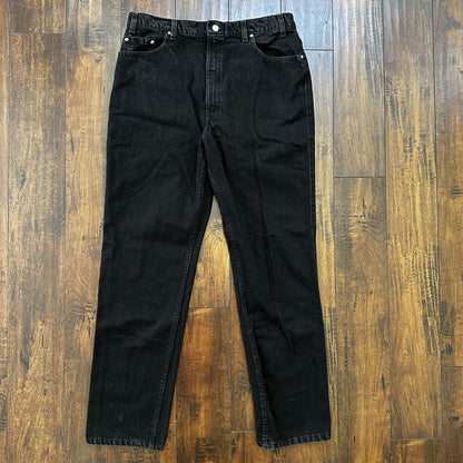 VTG Levi’s 540 Made In The USA Jeans Relaxed Fit Black 38x32 90s 501 Act 34x32