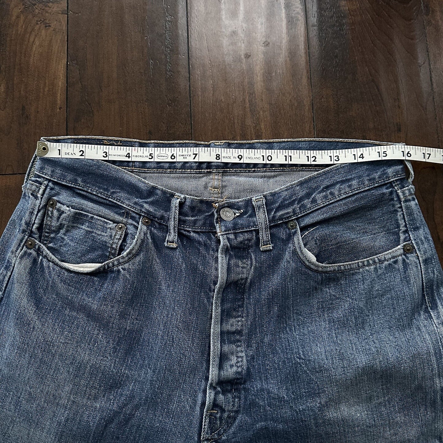 Levis 501 XX Big E True Vintage 60s Redline Selvedge Denim Jeans 1960s 32x28 31