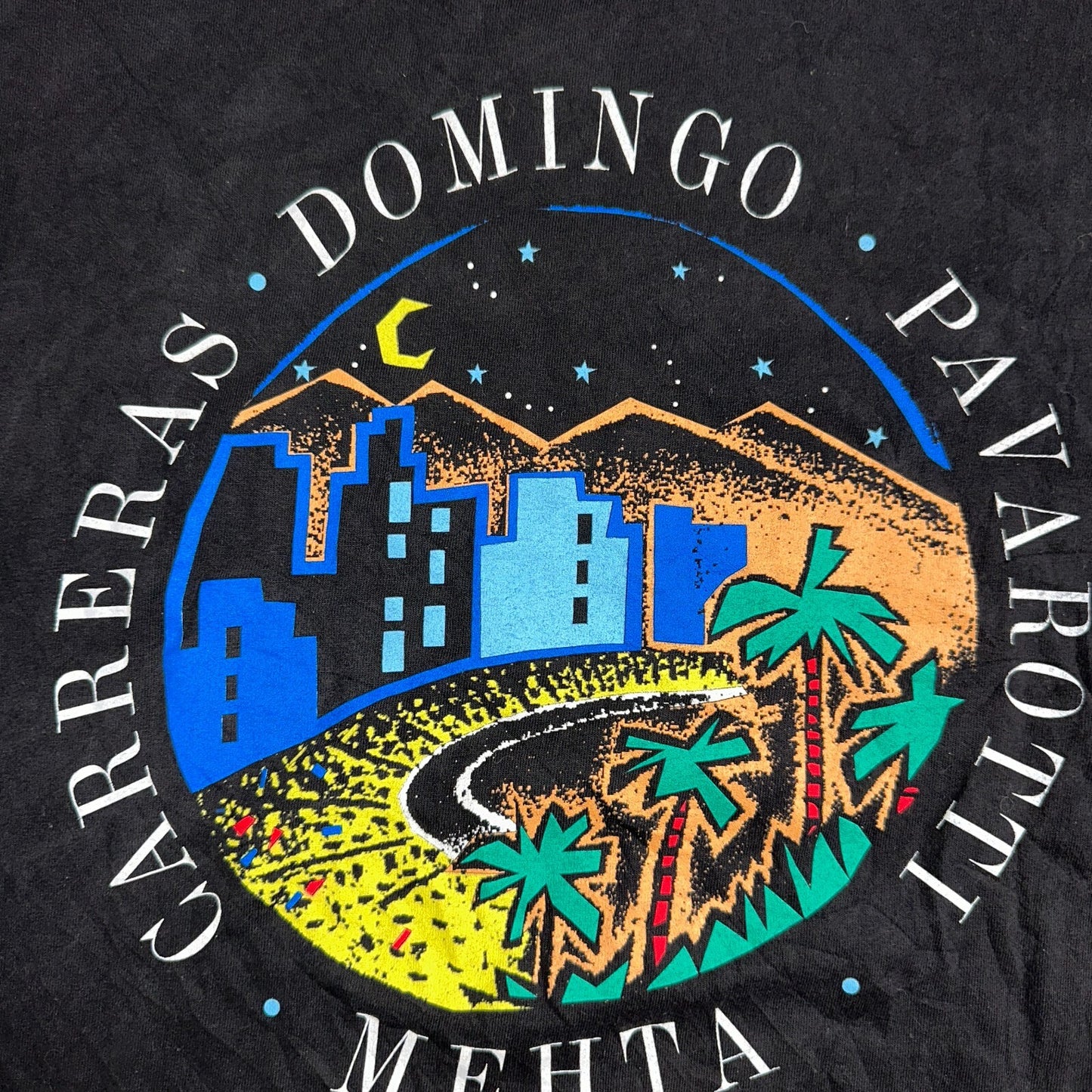 VTG 1994 Encore! The Three Tenors Carreras Domingo Pavarotti Concert T Shirt 90s