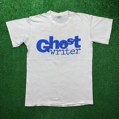 Ghost Writer Promo Vintage Nike T Shirt USA Rare Movie Rap TV Show 90s OG Memory