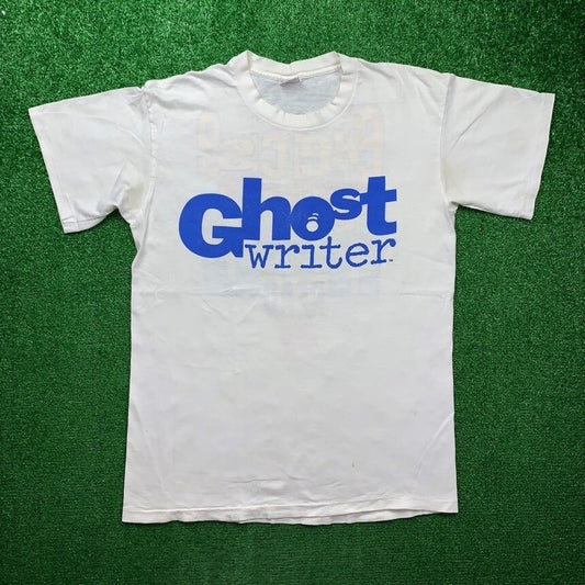 Ghost Writer Promo Vintage Nike T Shirt USA Rare Movie Rap TV Show 90s OG Memory