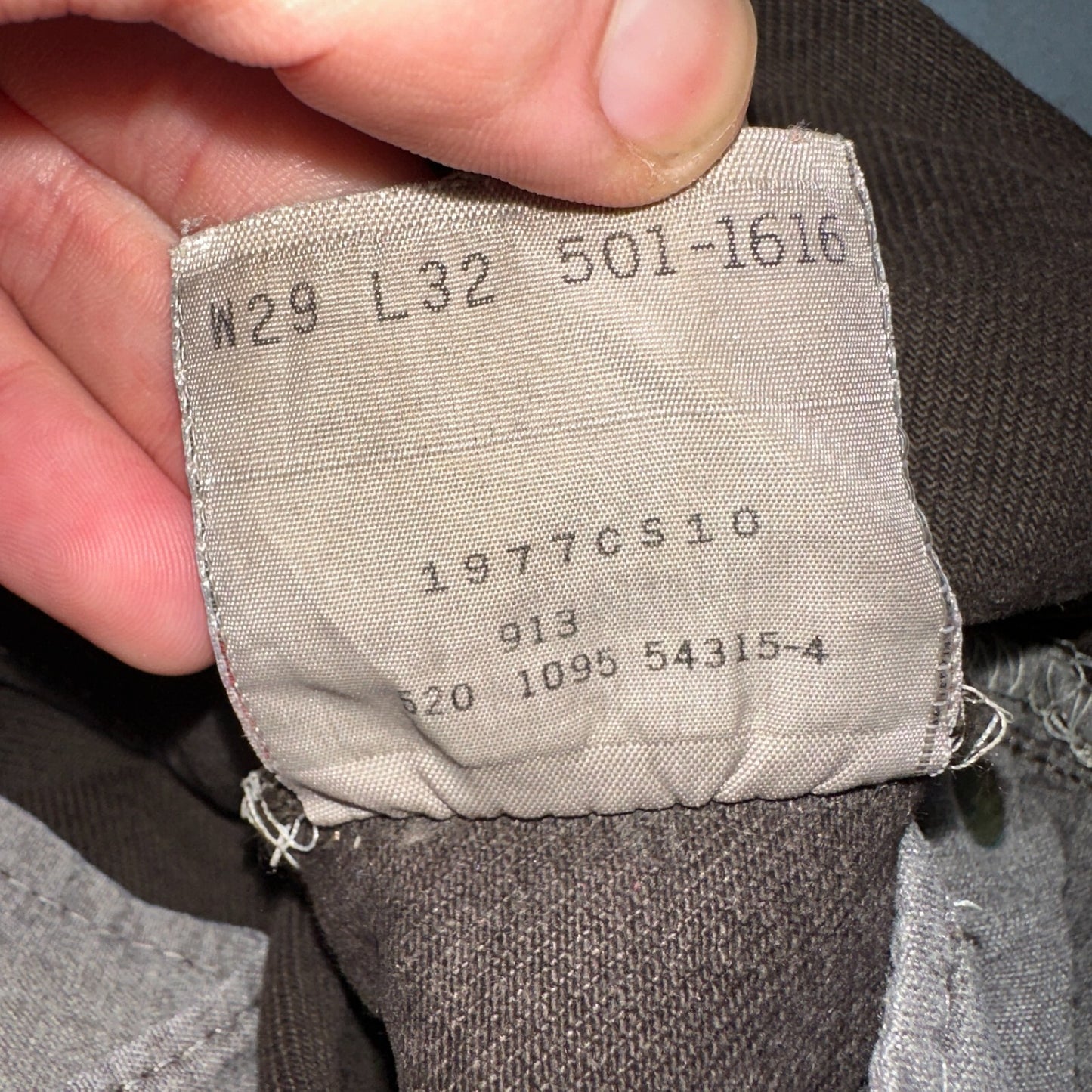 Levis 501 Vintage 90s USA XX Straight Leg Jeans Brown Dark Wash 29x32 Act 29x31