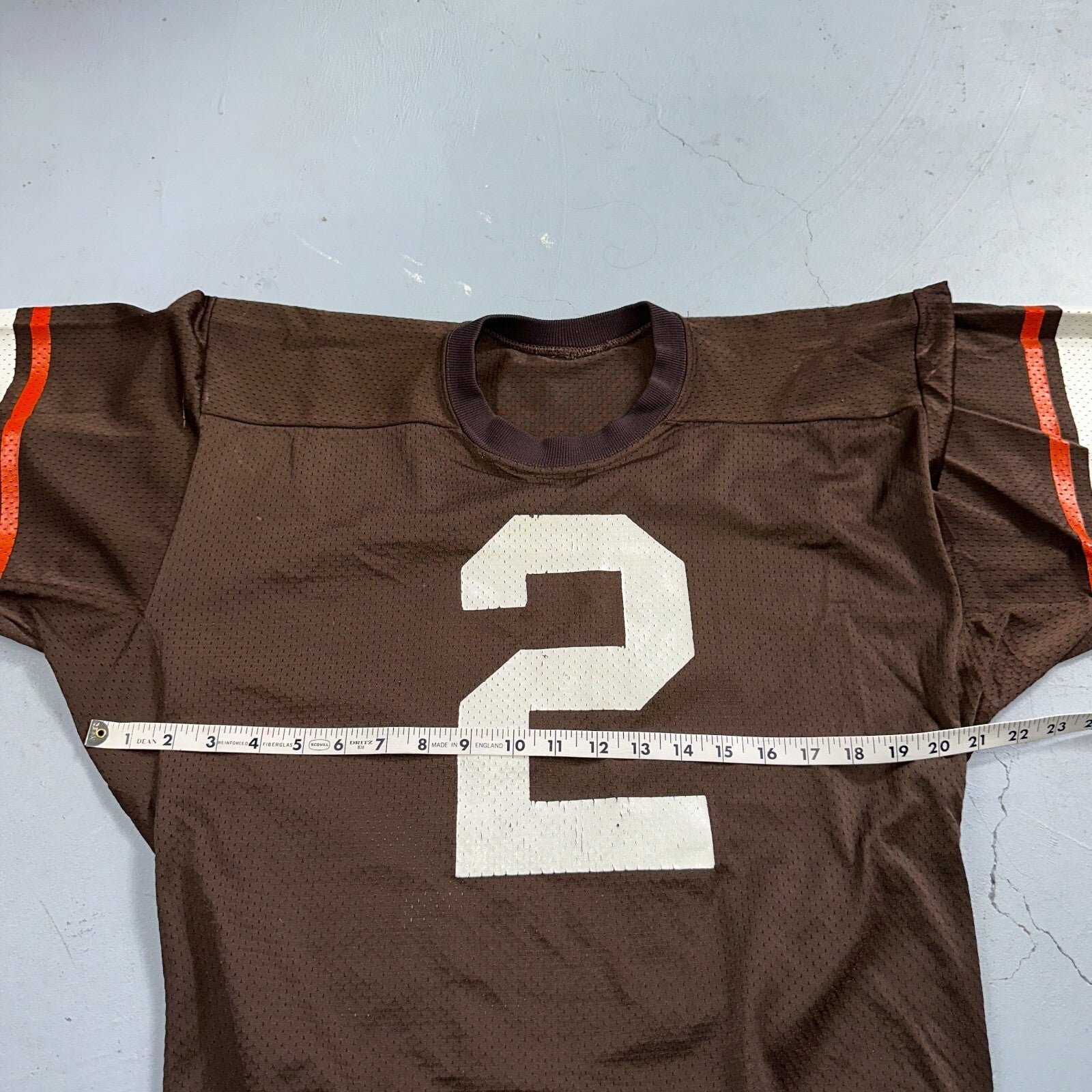 VTG NFL Cleveland Browns 1970s Starter Champion Jersey Football 2 #2 Orange