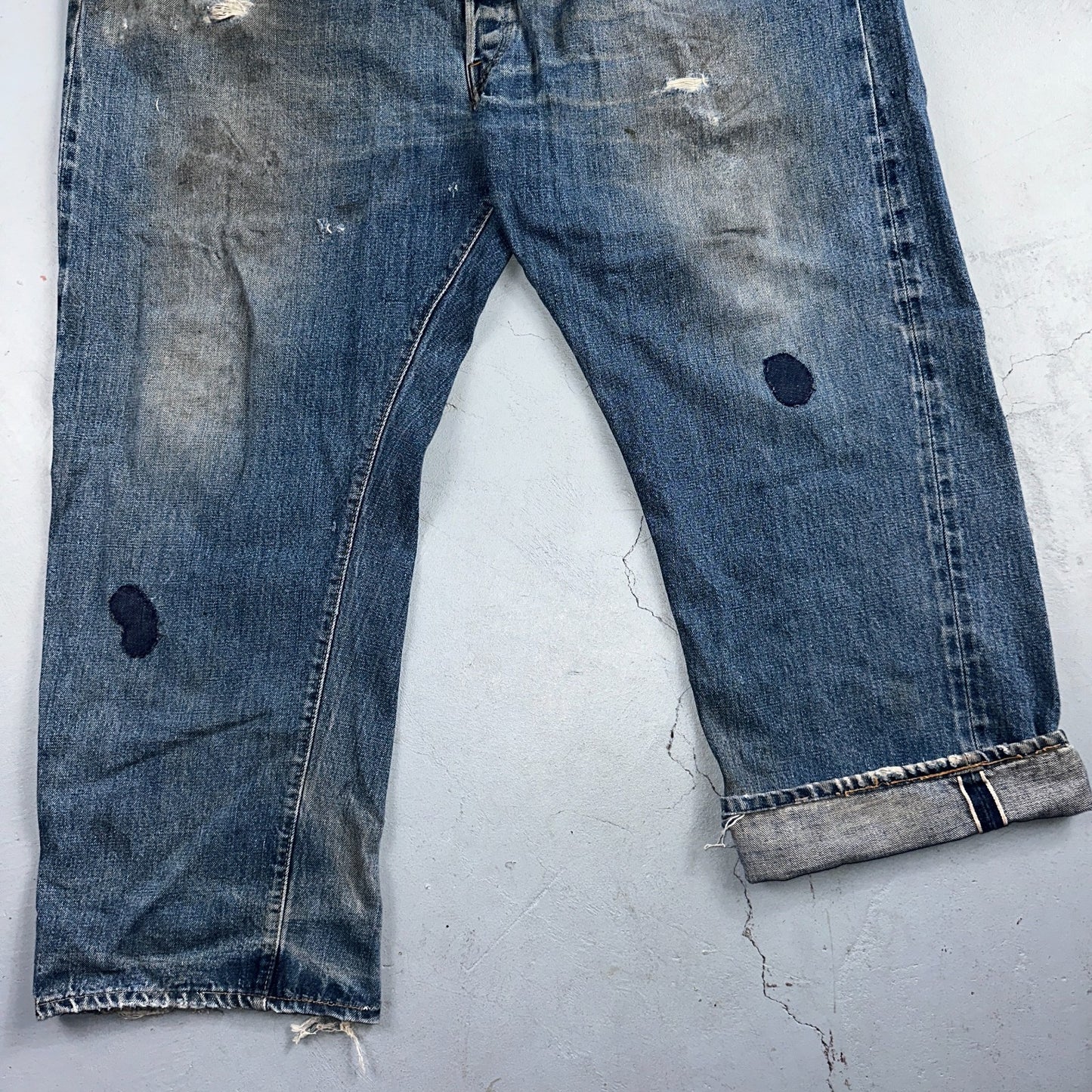 Levis 501 Vintage 70s SS Redline Selvedge USA XX Jeans Med Wash 48x30 Act 44x27