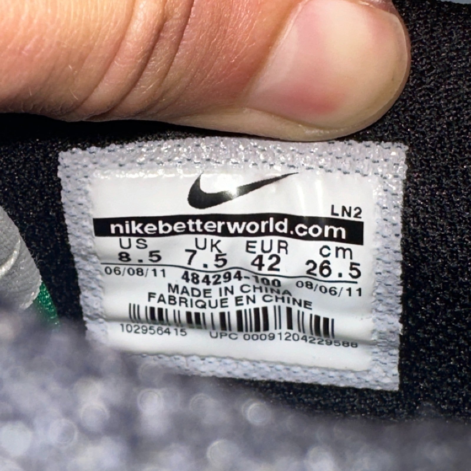 Nike SB Dunk NG Golf - SIZE 8.5 - 484294-100 White Court Green Black OG QS